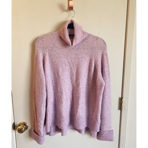 J Crew lilac turtle neck sweater